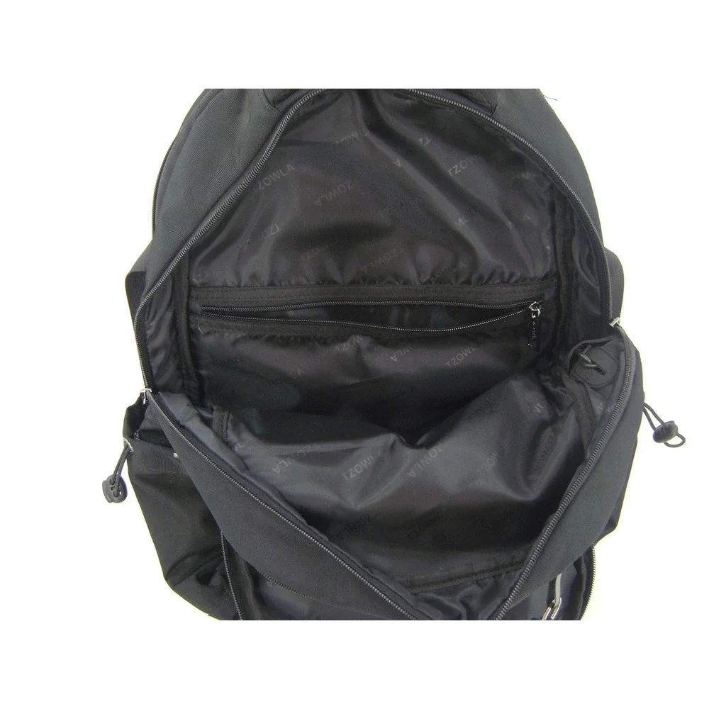 Tzowla Business Laptop Backpack Black Travel School Bag with‎ USB Charging Port
